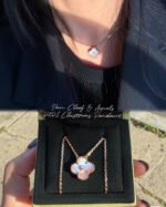 VanCleef VCA  Limited Edition Holiday Pandant Necklace&Bracelet - 图片 7