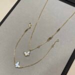 VC** | Va*Cl**f&Arpels 梵克**宝 ButterFly Series 蝴蝶系列 TopGrade Necklace项链/Earrings耳钉/Bracelet手链 - 图片 2