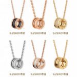 BVLGARI B.Zero1 High Quality  18K Gold-plated Necklace