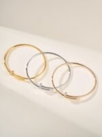 Cariter Nail Bangle Bracelet 1:1 Best Quality 18K Gold_Plated - 图片 4