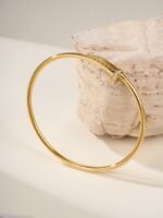 Cariter Nail Bangle Bracelet 1:1 Best Quality 18K Gold_Plated - 图片 5