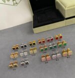 VanCleef VCA Luxury mini size Earrings Yellow gold/Rose gold/White gold, 1:1 CNC Top Version - 图片 2
