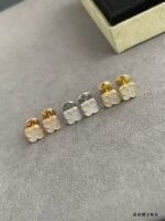 VanCleef VCA Luxury mini size Earrings Yellow gold/Rose gold/White gold, 1:1 CNC Top Version - 图片 4