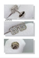 VanCleef VCA Luxury mini size Earrings Yellow gold/Rose gold/White gold, 1:1 CNC Top Version - 图片 8
