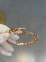 BVL**RI 宝格* Serpenti Viper 灵蛇手镯 Bracelet Top Grade Version CNC Craftmanship Diamond - 图片 12