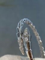 BVL**RI 宝格* Serpenti Viper 灵蛇手镯 Bracelet Top Grade Version CNC Craftmanship Diamond - 图片 17