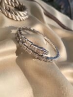 BVL**RI 宝格* Serpenti Viper 灵蛇手镯 Bracelet Top Grade Version CNC Craftmanship Diamond - 图片 19