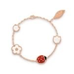 VanC***f V*A 梵克*宝 Lucky Spring 顶级版本CNC Bracelet手链/Rings戒指 - 图片 6