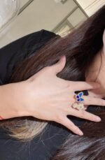 V*A Butterfly Bracelet/Rings 青金石蝴蝶手链/戒指 - 图片 8