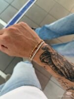 KK Jewelry Mossanite/顶级莫桑钻 Tennis Bracelet 925-Silver/925纯银 For Men/Women - 图片 8