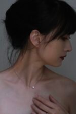 KK Jewelry Moissanite/顶级莫桑钻 D color VVS1纯净度 Diamond Necklace/四爪项链 925 Silver/925银 - 图片 2
