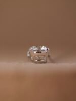 KK Jewelry Moissanite/顶级莫桑钻 D color VVS1纯净度 Diamond Necklace/四爪项链 925 Silver/925银 - 图片 6