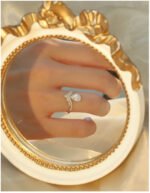 KK Jewelry Moissnaite莫桑钻 顶级D色 color VVS1纯净度 Rings/戒指 925-Silver/纯银 - 图片 4