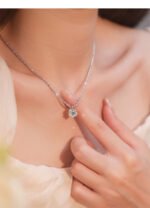 KK Jewelry Moissnaite/莫桑钻 Italian Craft Starry Chain/意大利手工满天星链 Necklace/项链 925Silver/925银 - 图片 5